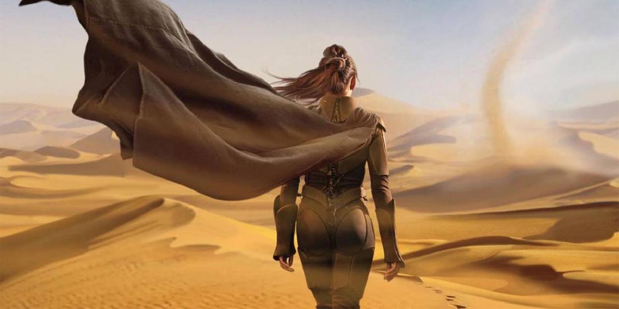 Sand Woman on Dune