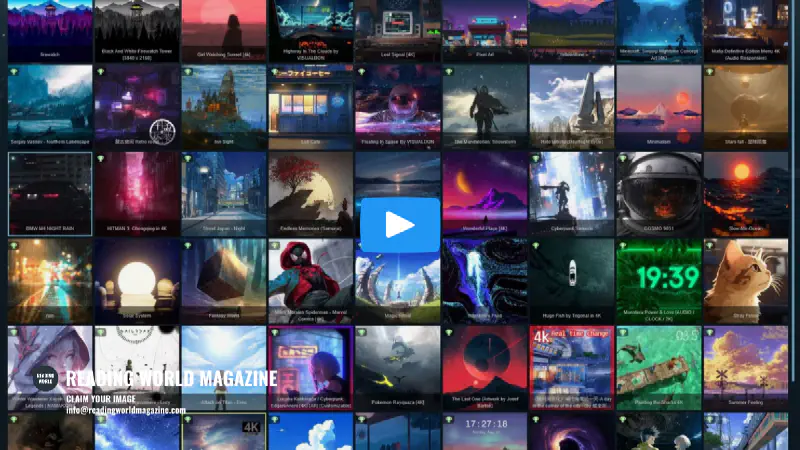 A poster image from the Youtube player playlist, or an advertisement